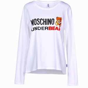 MOSCHINO. Logo Long sleeves T -shirt